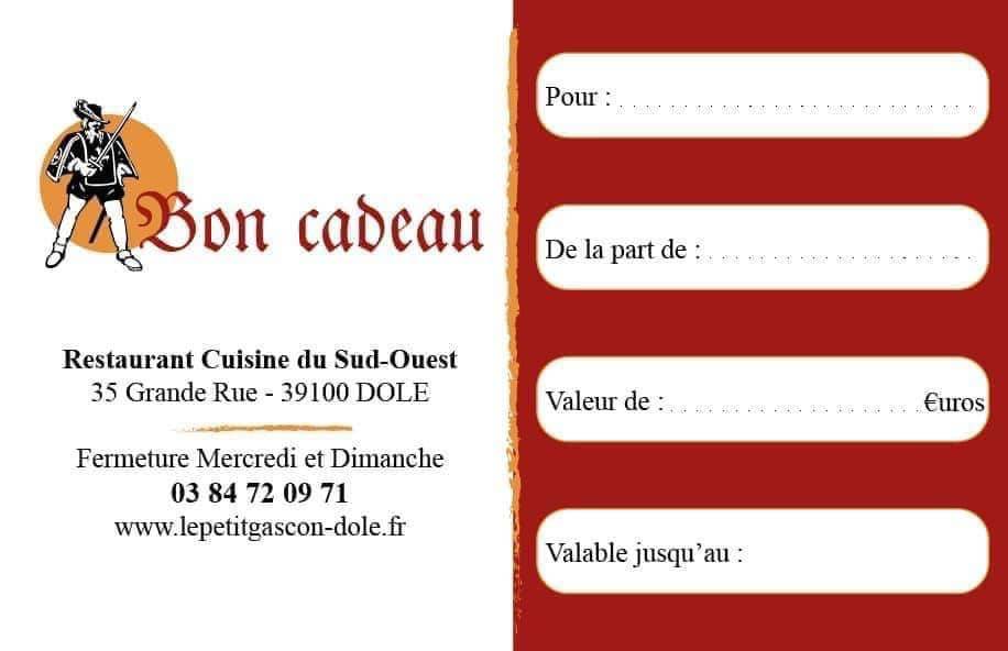 bon cadeau